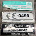 Myyntitilillä oleva vaihtokone: 2 kpl YANMAR 3 JH5E