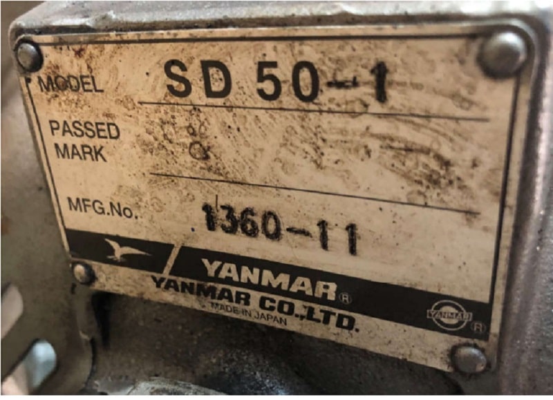 Myyntitilillä oleva vaihtokone: 2 kpl YANMAR 3 JH5E