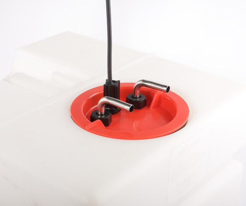 Fuel connection (red)