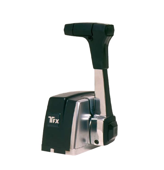Single-engine top-mount control lever