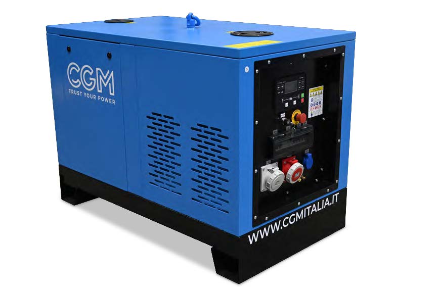 YANMAR 10 kVA  dieselaggregaatti kotelossa STAGE 5