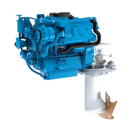 Kubota Nanni N4.40 (40 hp) marine diesel engine with saildrive